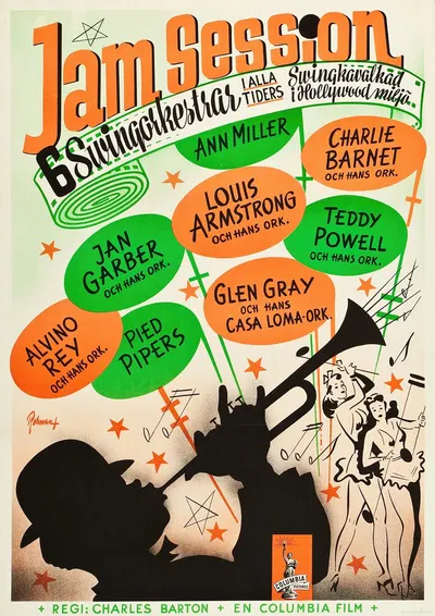 Jam Session by Eric Rohman, 1944 — digital art print download