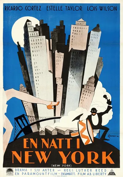 New York by Eric Rohman, 1927 — digital art print download
