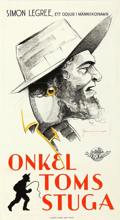 Uncle Tom's Cabin – Simon Legree by Eric Rohman, 1928 — digital art print download