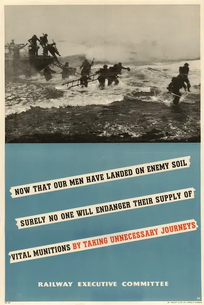 Now That Our Men Have Landed on Enemy Soil by Adolf Munzer — digital art print download