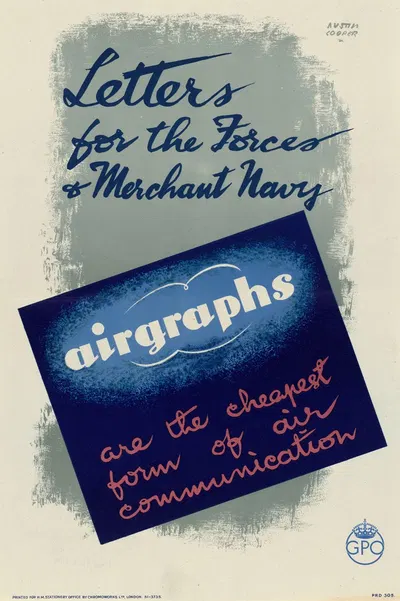 Letters for the Forces & Merchant Navy by Austin Cooper — digital art print download