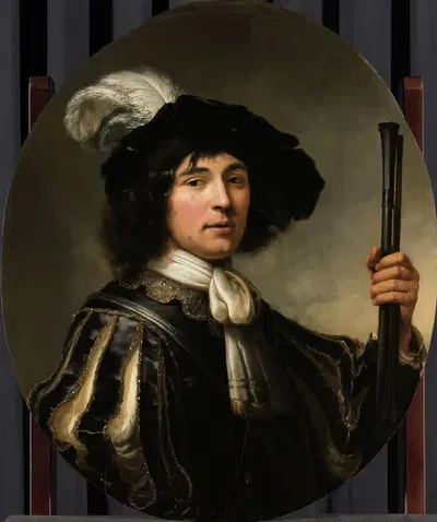 Портрет молодого человека by Аельберт Кёйп, 1640 - 1660 — digital art print download