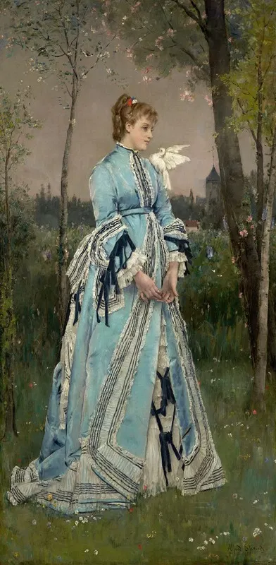 Spring by Alfred Stevens, 1877 — digital art print download