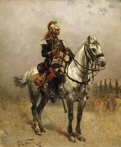 Кавалерист by Альфонс Мари де Нёвиль, 1884 — digital art print download