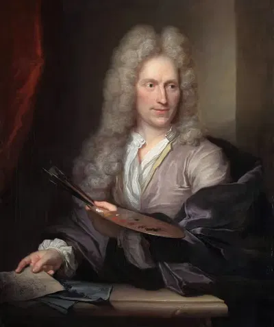 Портрет Яна ван Хёйсума by Арнольд Бунен, c. 1720 — digital art print download