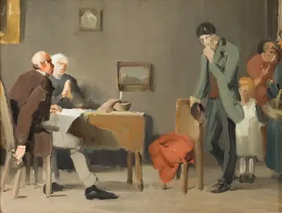 Блудный сын. Эскиз by Аксель Кулле, 1881 — digital art print download