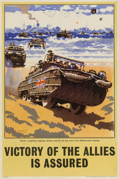 Victory of the Allies is Assured by Charles E Turner — digital art print download