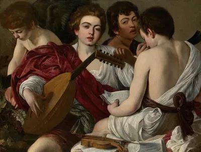The Musicians by Caravaggio, 1597 — digital art print download