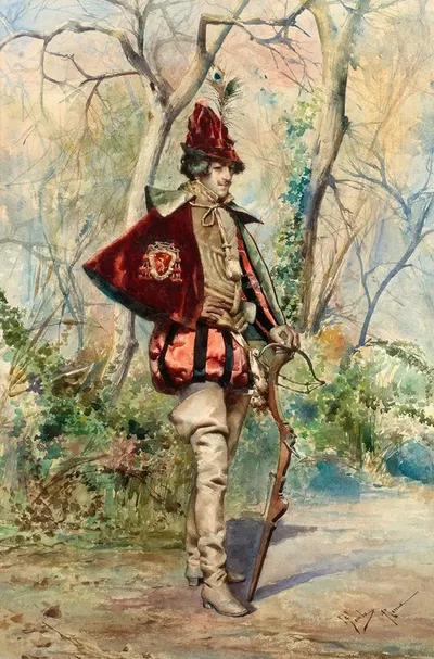 Archer by Casimiro Tomba — digital art print download