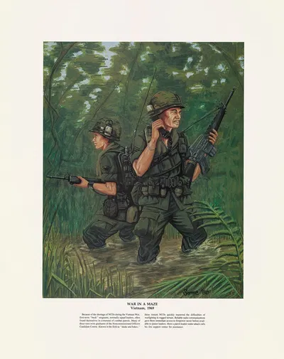 War in a Maze by Department of Defense, 1969 — digital art print download