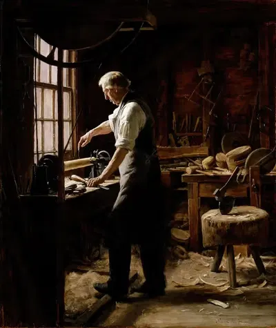 The Blockmaker by Edgar Melville Ward — digital art print download