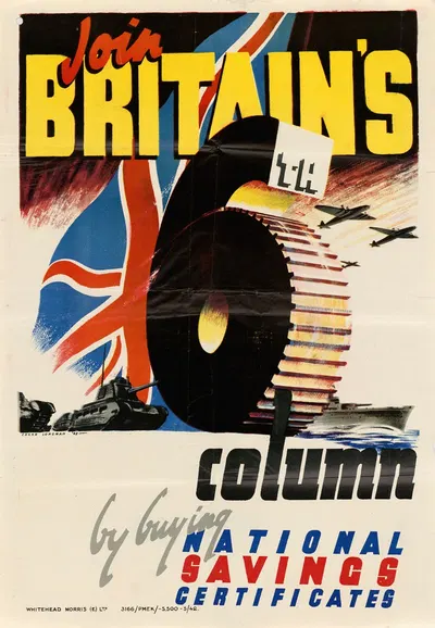 Join Britain's Column by Buying National Savings Certificates by Edgar Longman — digital art print download