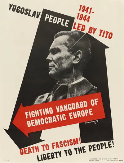 Death to Fascism! Liberty to the People! by Edward McKnight Kauffer — digital art print download