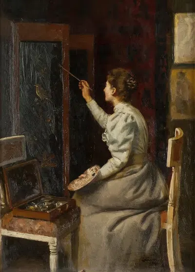 В ателье by Эмануэль Линдгрен, 1894 — digital art print download