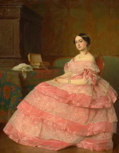 Мадам П by Бенжамен-Южен Фишель, 1857 — digital art print download