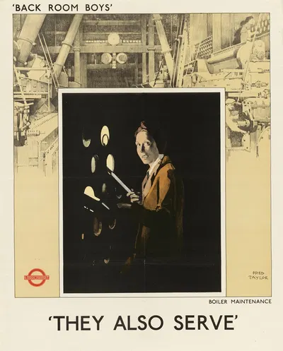 Back Room Boys' They Also Serve – Boiler Maintenance by Fred Taylor — digital art print download