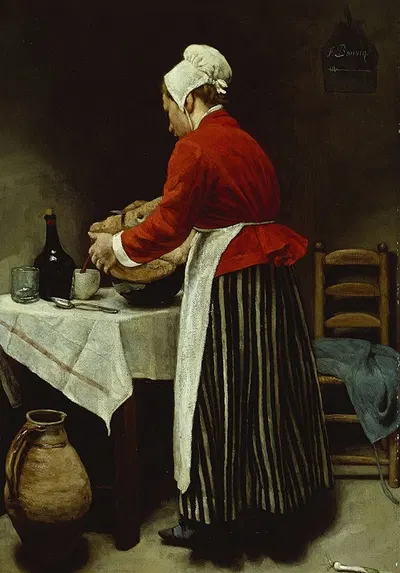 Слуга by Франсуа Бонвен, c. 1875 — digital art print download