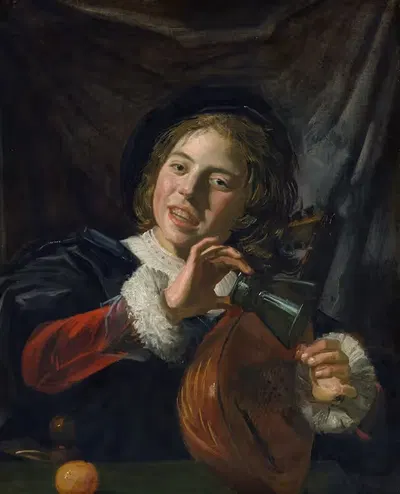 Boy with a Lute by Frans Hals — digital art print download