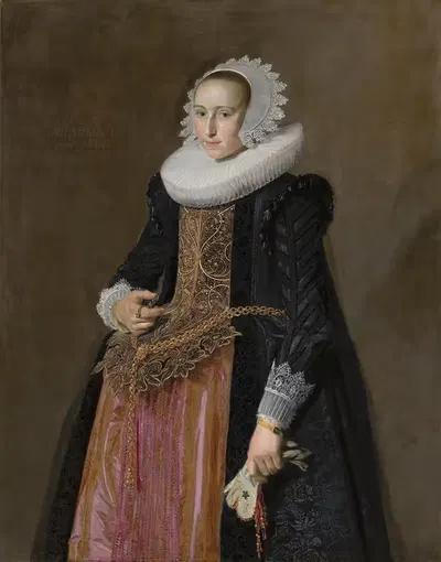 Portrait of Aletta Hanemans by Frans Hals, 1625 — digital art print download