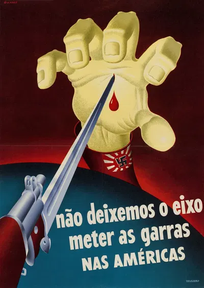 Nao Deixemos o Eixo Meter as Garras nas Américas by John Gaydos — digital art print download
