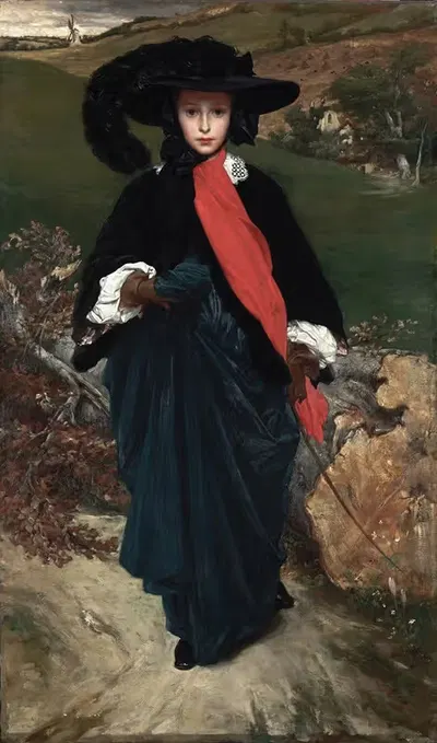 Portrait of May Sartoris by Frederic Leighton — digital art print download
