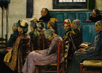 Проповедь by Гари Мелчерс, 1886 — digital art print download