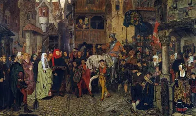 The Entry of Sten Sture the Elder into Stockholm by Georg Von Rosen, 1864 — digital art print download