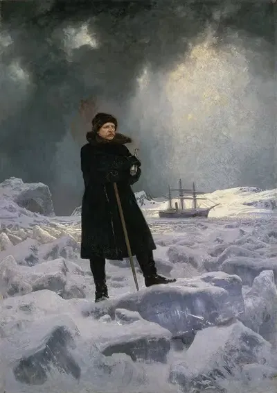 Исследователь А.Е. Норденскиёльд by Георг фон Розен, 1886 — digital art print download