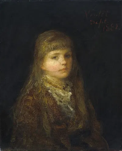 Фиолетовый by Джордж Фуллер, 1882 — digital art print download