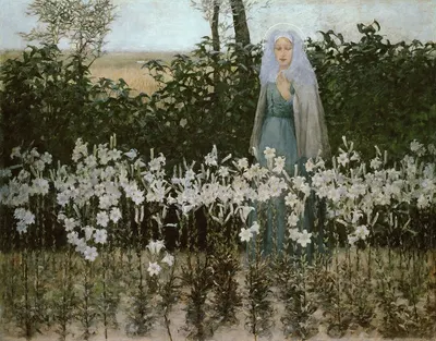 Благовещение by Джордж Хиткок, 1887 — digital art print download