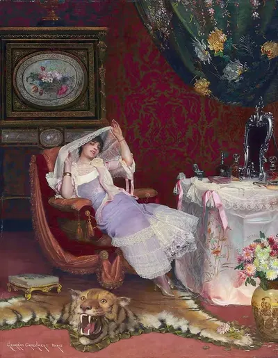 Le Boudoir by Georges Croegaert — digital art print download