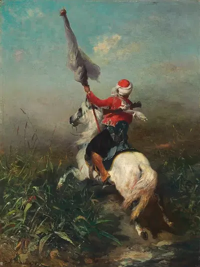 The Standard Bearer by Georges Washington — digital art print download