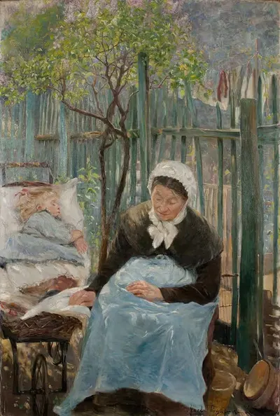 Париж весной by Герда Русваль-Калльстениус, 1892 — digital art print download