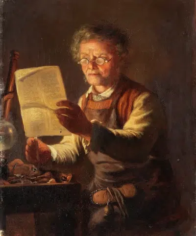 Политический сапожник by Гескель Саломон, 1870 — digital art print download