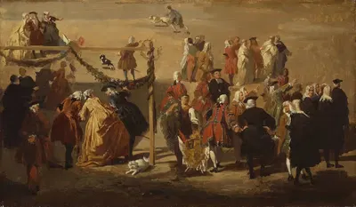 Фестиваль на площади Навона by Джованни Паоло Панино, 1729 — digital art print download