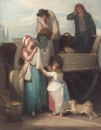 Свежесобранный горох, молодой Хастингс by Джованни Вендрамини, 1795 — digital art print download