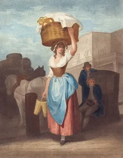 Клубника, алые клубники by Джованни Вендрамини, 1795 — digital art print download