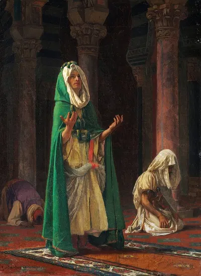 В мечети by Гюстав Буланже, 1871 — digital art print download