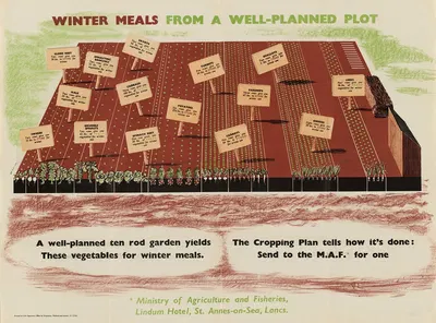 Winter Meals from a Well-Planned Plot by Frederick Henri Kay Henrion — digital art print download