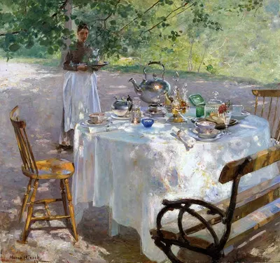 Время завтрака by Ханна Хирш-Паули, 1887 — digital art print download