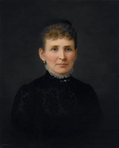 Портрет женщины by Ханна Браун Скиле, c.1886 — digital art print download