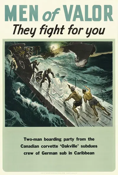 Men of Valor – They Fight for You by Hubert Rogers — digital art print download