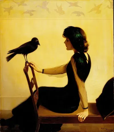 Болтуны by Гарри Уилсон Уотрус, 1913 — digital art print download