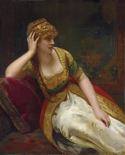 Красота из гарема by Генри Гийом Шлезингер, 1887 — digital art print download