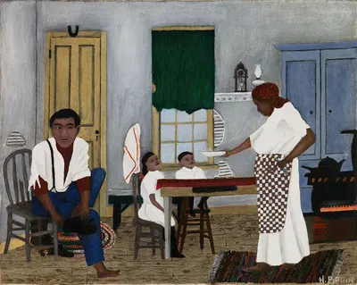 Воскресный утренний завтрак by Хорас Пиппин, 1943 — digital art print download