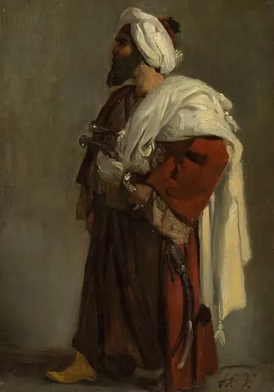 Арабский воин by Гораций Верне — digital art print download