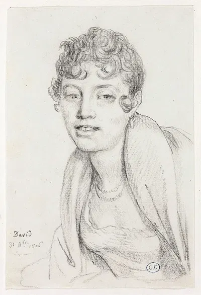 Bust of Angelique Mongez by Жак Луи Давид, 1806 — digital art print download