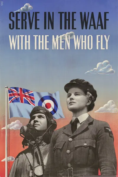Serve in the WAAF with the Men who Fly by Jonathan Foss — digital art print download