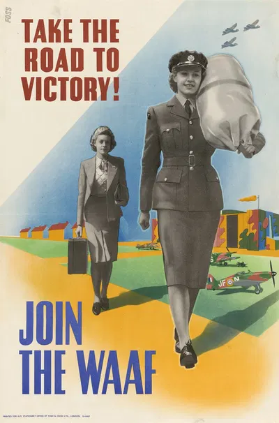 Take the Road to Victory! Join the WAAF by Jonathan Foss — digital art print download