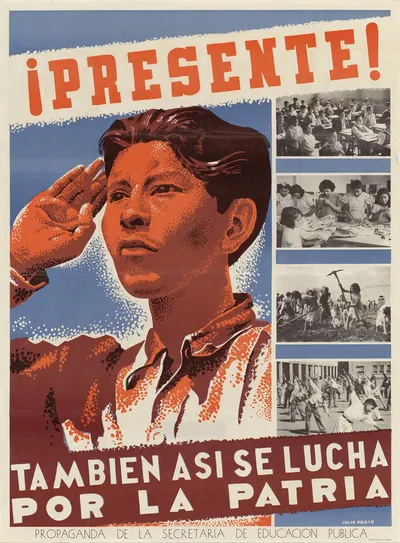 Presente! Tambien Asi se Lucha por la Patria by Julio Prieto — digital art print download